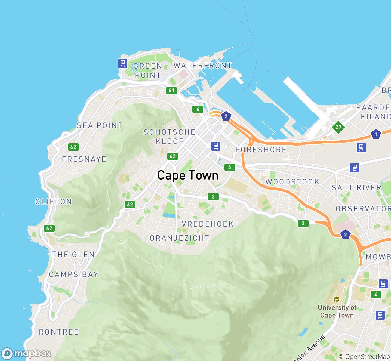 Cape Town Map