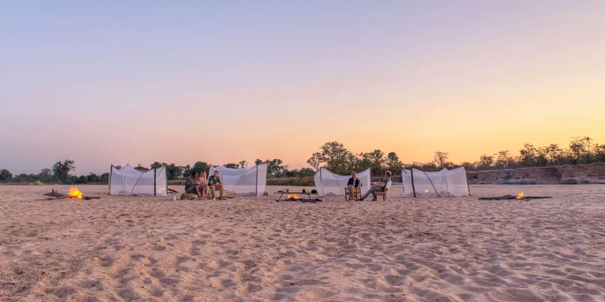 Fly-camping - South Luangwa National Park, Zambia