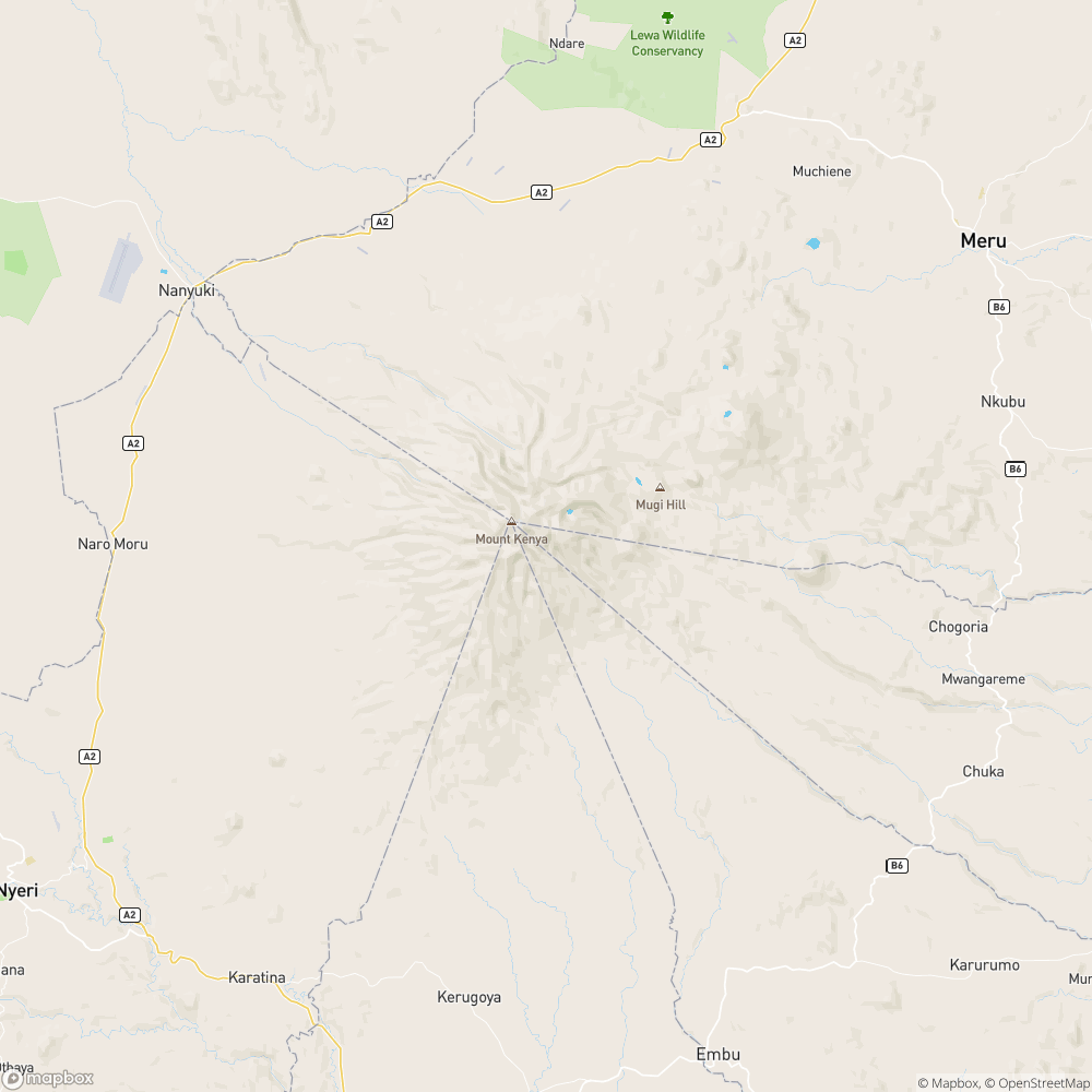 Mount Kenya Map