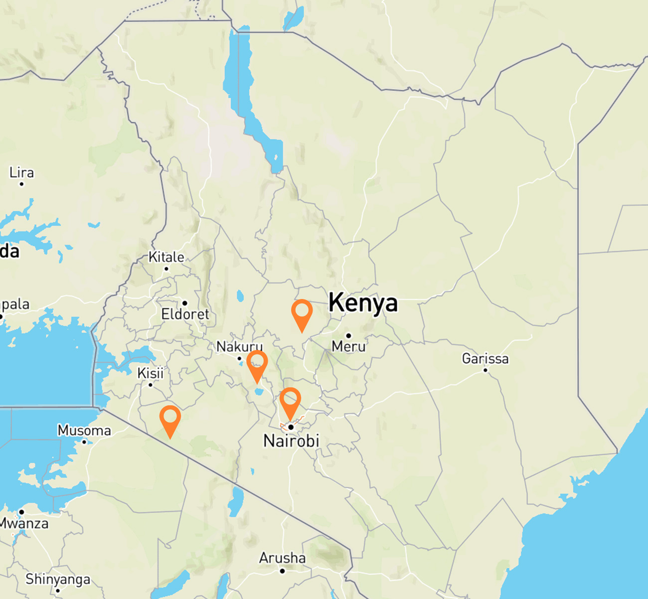 Kenya Countryside, Lakes & Wildlife Luxury Safari