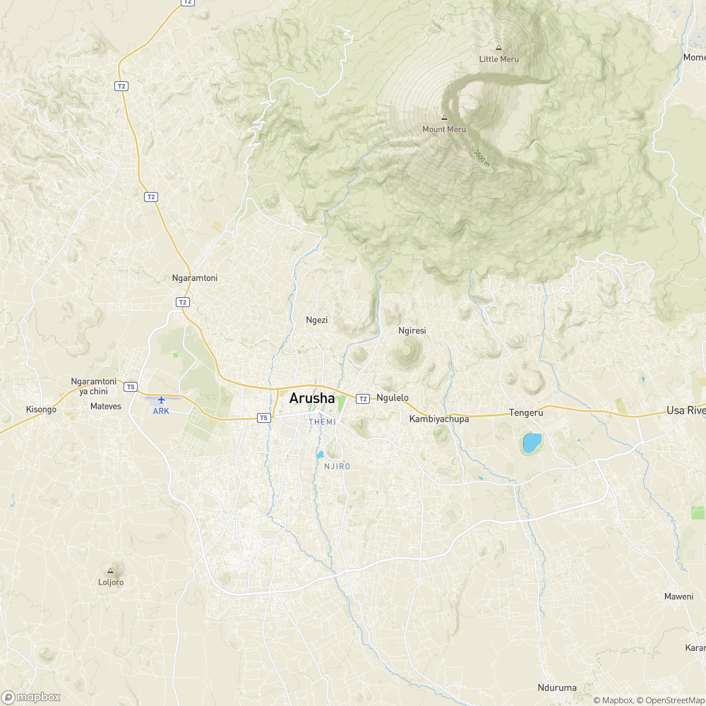 Arusha Map