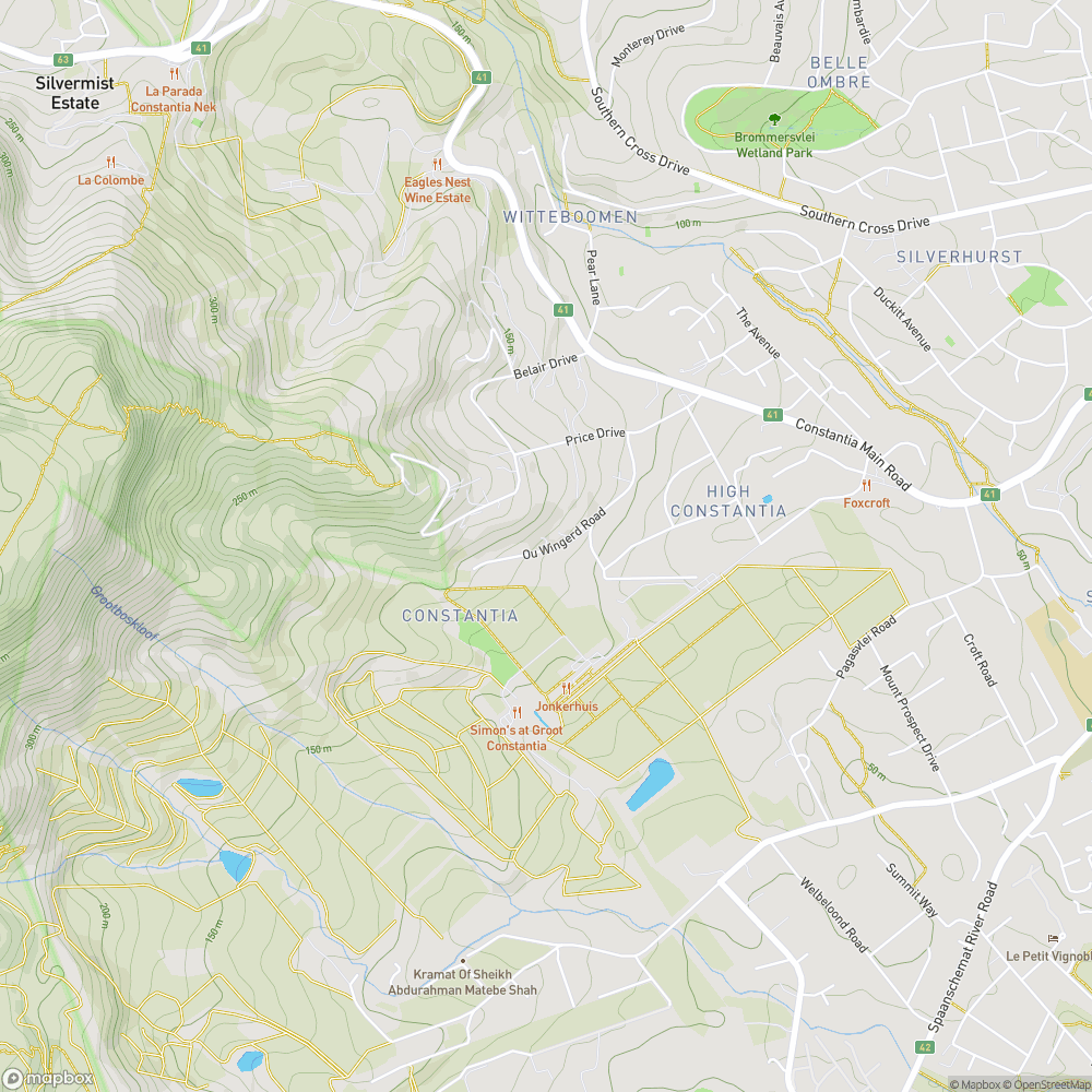 Constantia Map